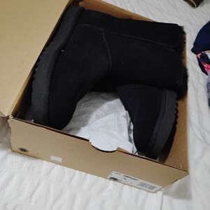 Black Ugh Boots With Buckle